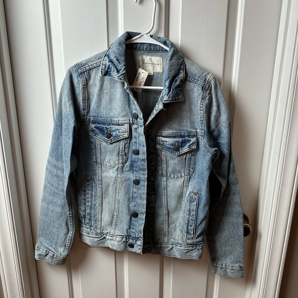 Aeropostale Light Blue Denim Jacket Size XS BNWT